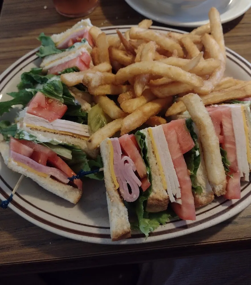 Ham Turkey Club Sandwich